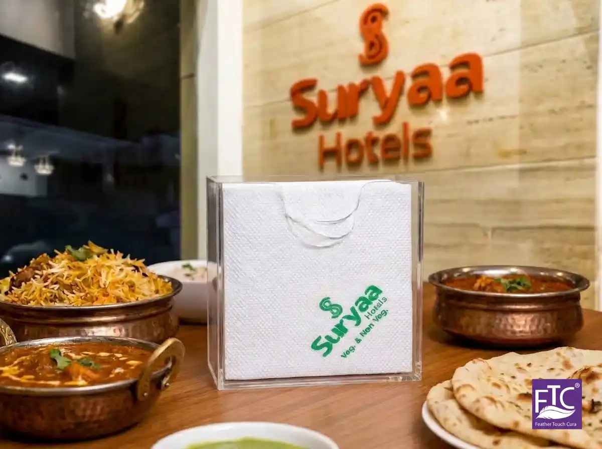 Custom Printed Tissue Paper for Suriya Hotel