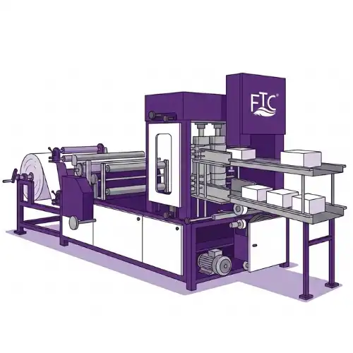 Double Deck Paper Napkin Machine