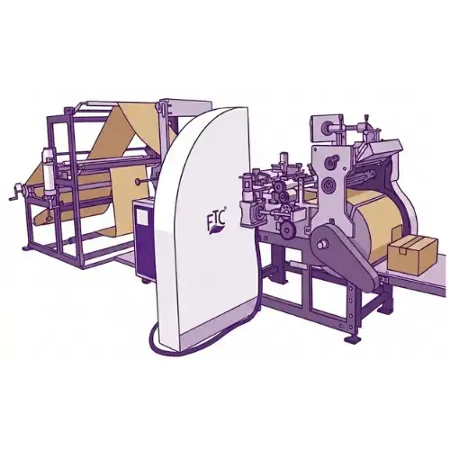 FTC Paper Bag Making Machine Combo