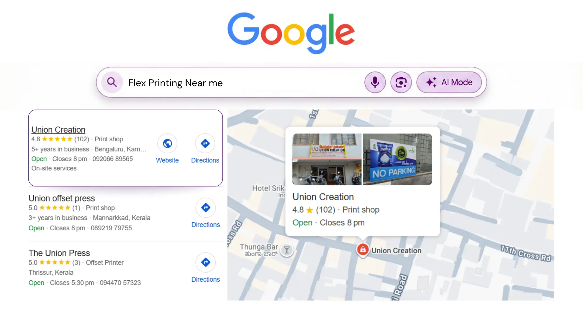 GMB Result - Unionprintservice