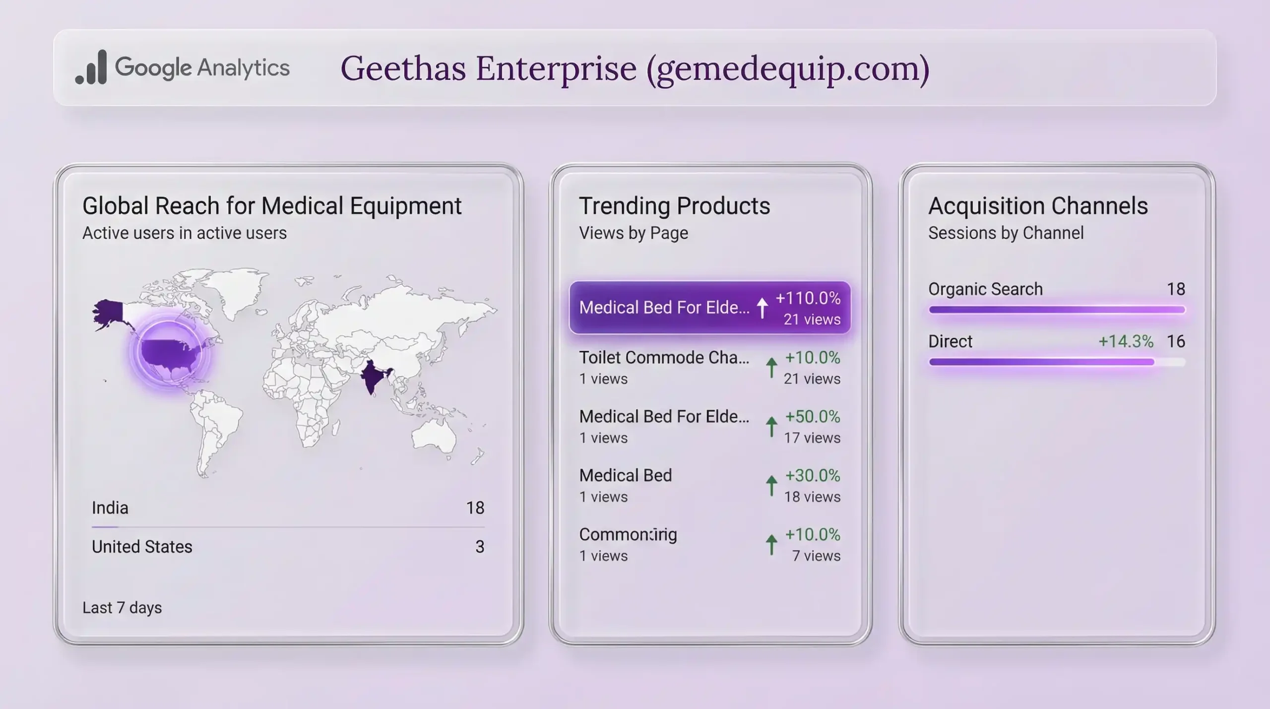 Google Analytics Report1 - Gemedequip