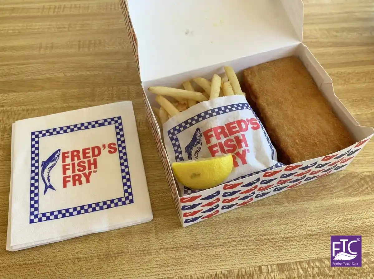 Logo Printed Tissue Paper for Freds Fish Fry