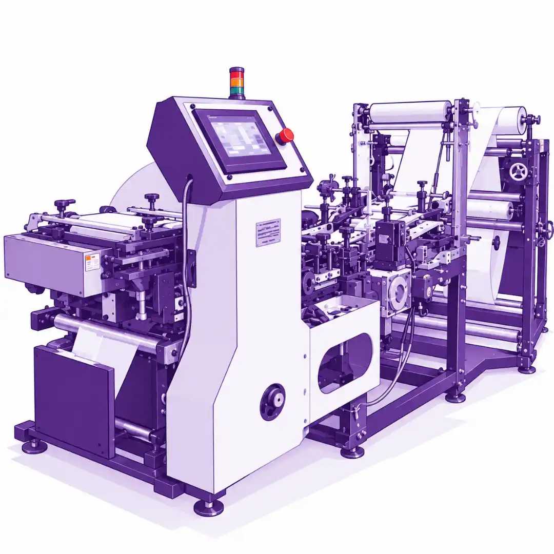 Multi Colour Butter Paper Cover Making Machine