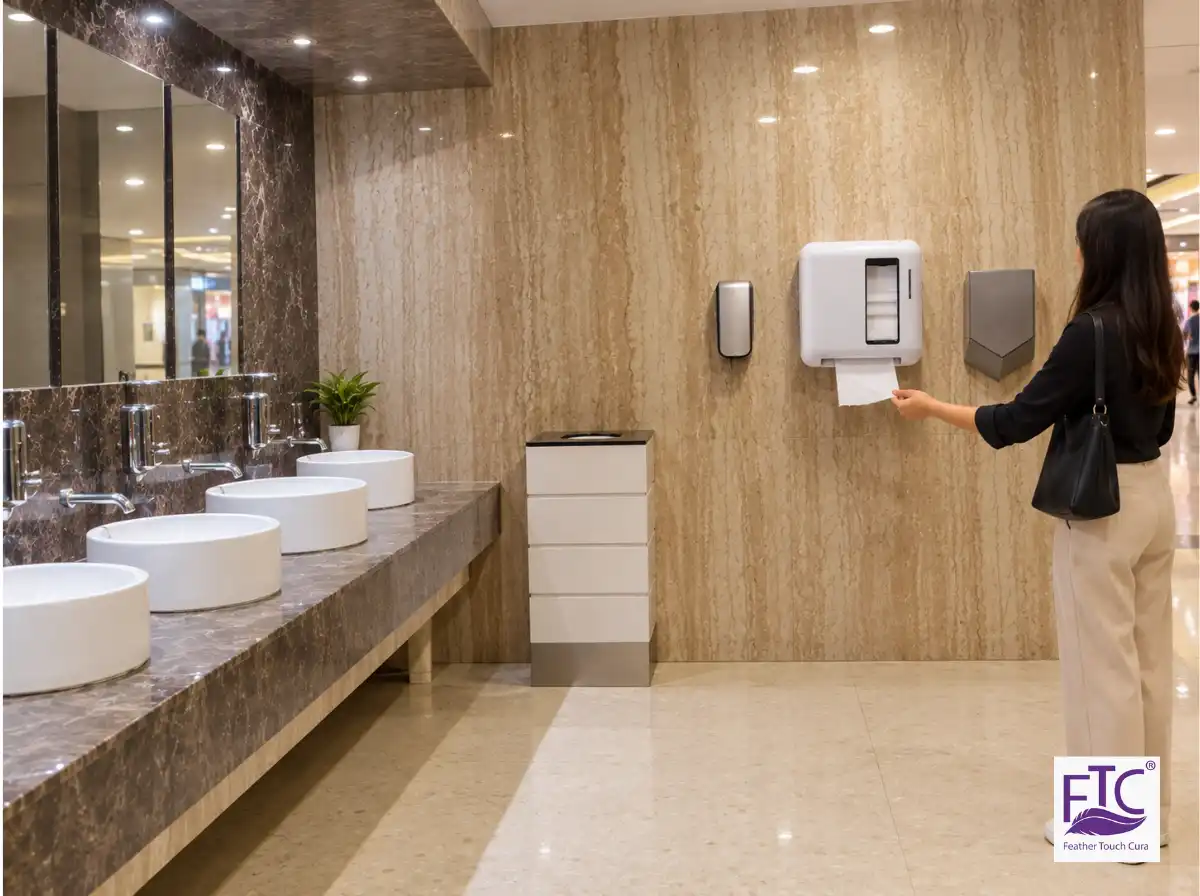 N Fold Paper Towel Dispenser For Shopping Retail