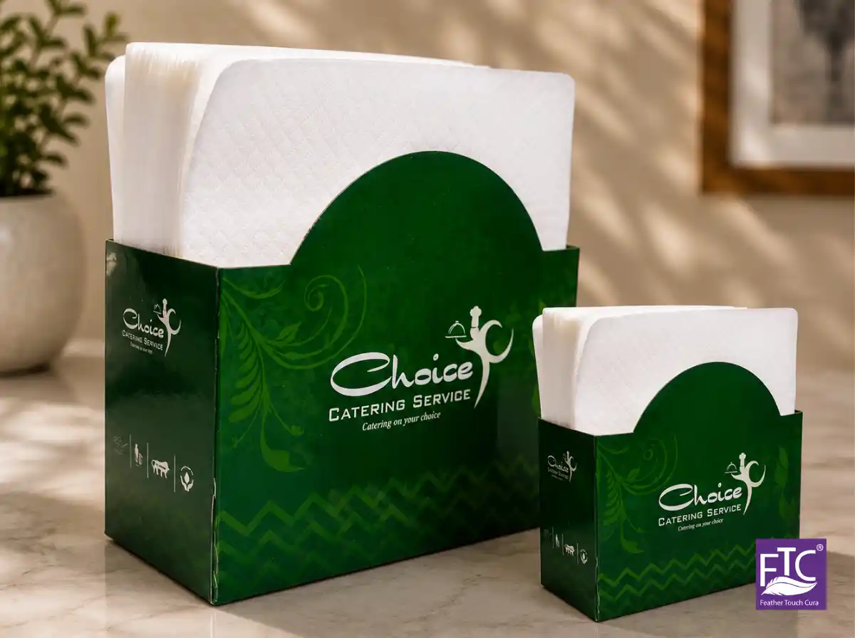 Tissue Paper Holder for Choice Catering Services