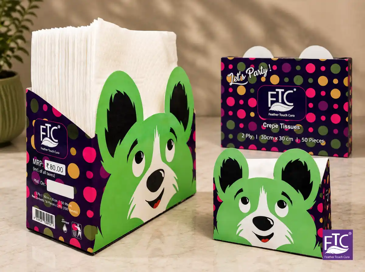 Tissue Paper Holder for FTC Crepe Tissues