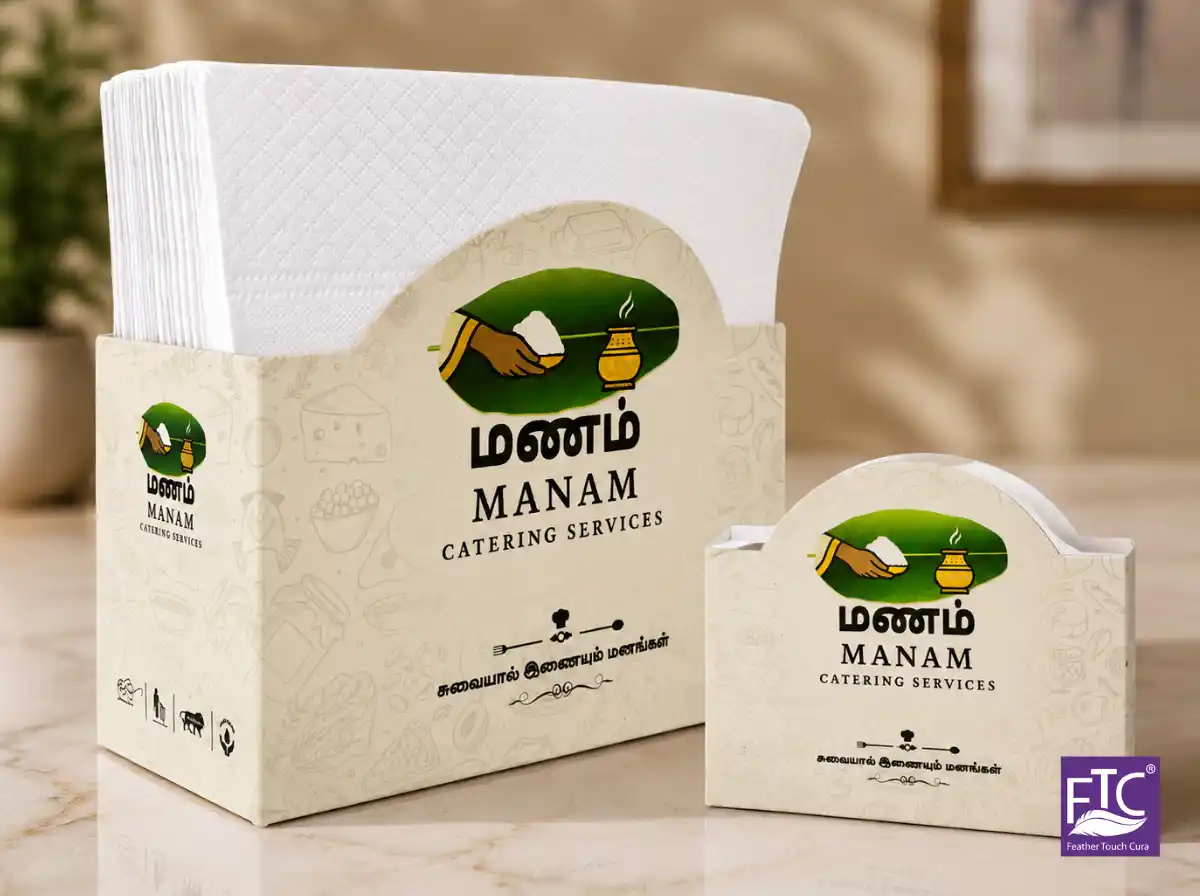 Tissue Paper Holder for Manam Catering Services